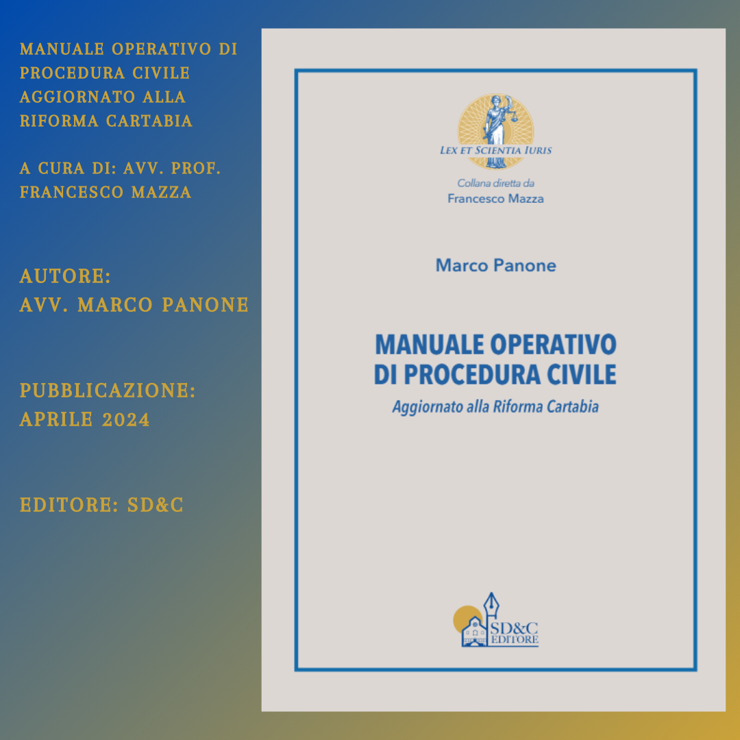 Manuale operativo di procedura civile aggiornato alla riforma Cartabia